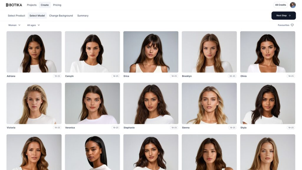 Botika creates AI-generated fashion models.