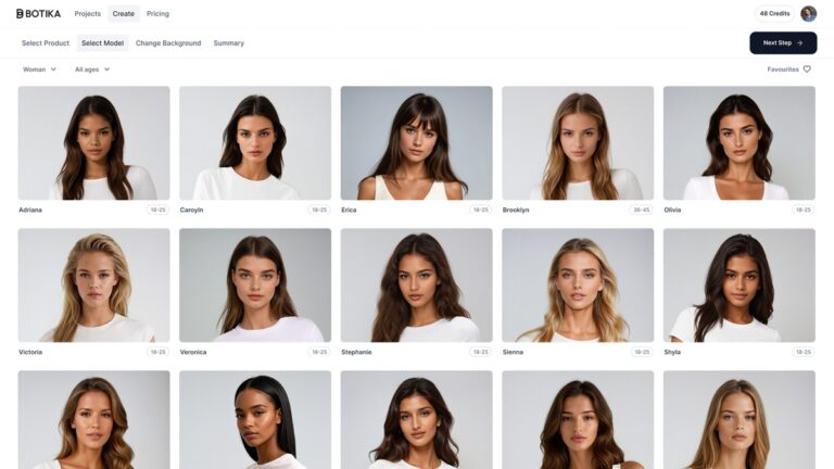Botika creates AI-generated fashion models.