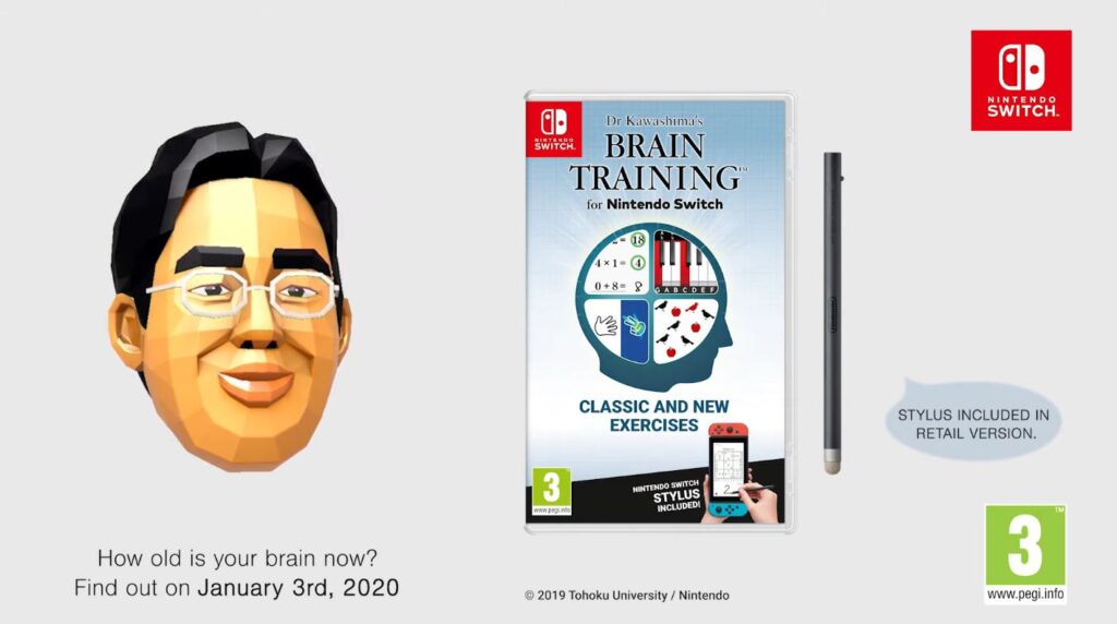 Dr. Kawashima is back to beat up your old brains.
