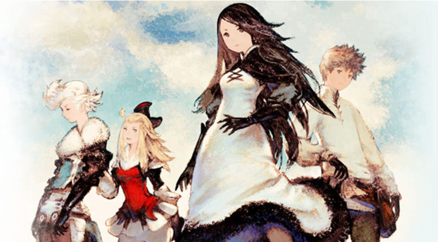 The four heroes of Bravely Default.