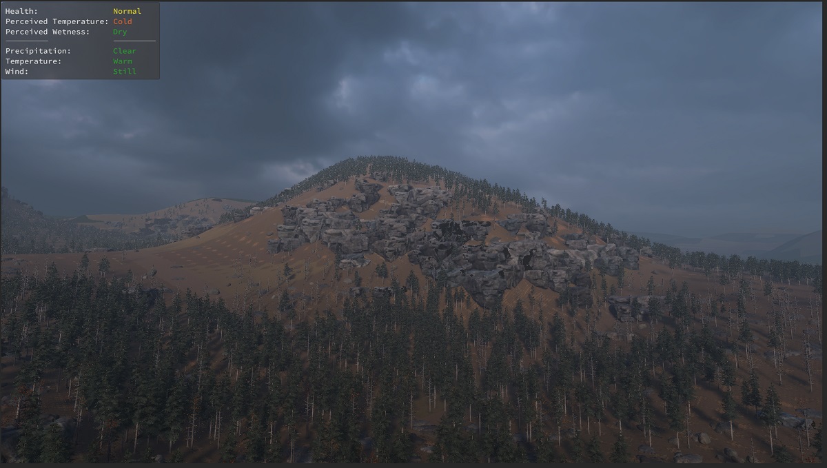 An aerial view of Prologue's landscape.