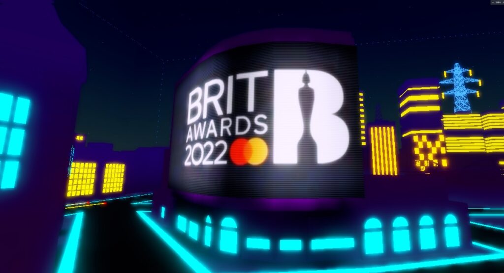 Roblox is helping The Brit Awards throw a big party and musical experience.