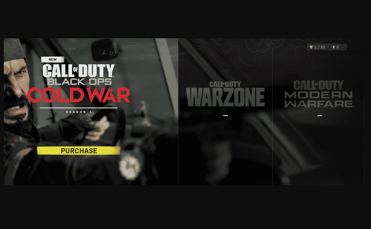 This Call of Duty opening screen gets rid of the friction out of buying the $60 game.