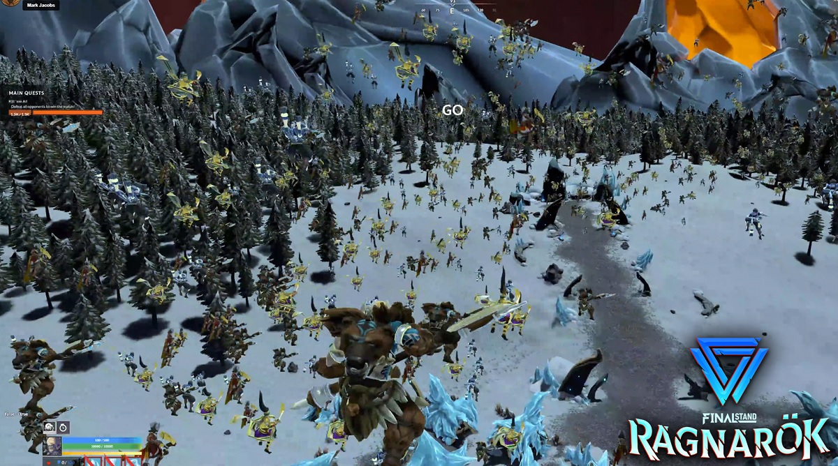 There is a lot of action in this demo of Final Stand: Ragnarok.