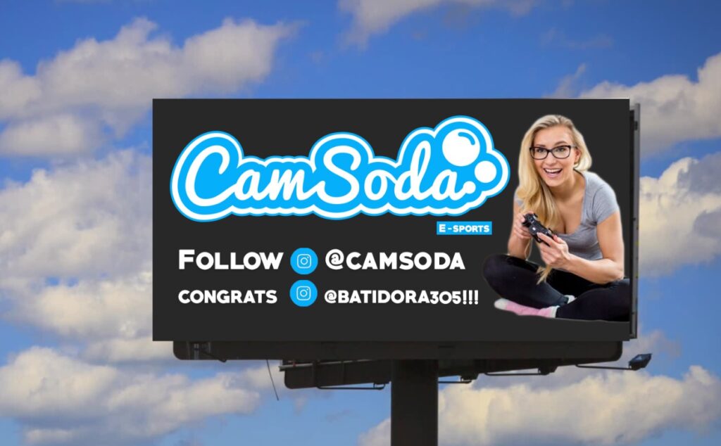 CamSoda will give up to $100,000 in sponsorship money to an esports athlete.