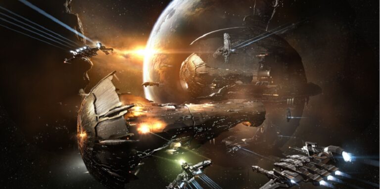 Amarr Titan in CCP's Eve Online.