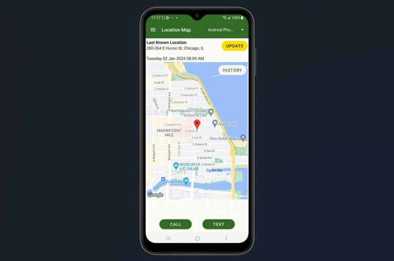 MMGuardian tells you where your child's phone is.