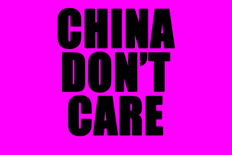 China does not care.