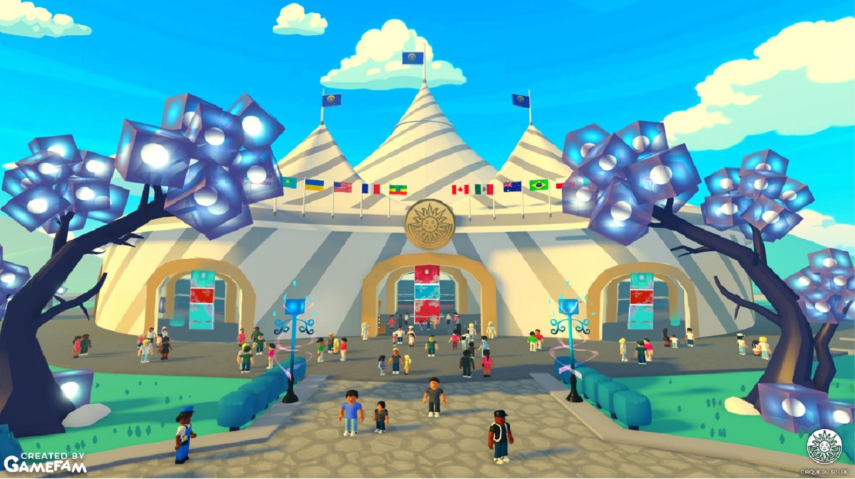 Cirque du Soleil Entertainment Group and Gamefam are teaming up on Roblox.