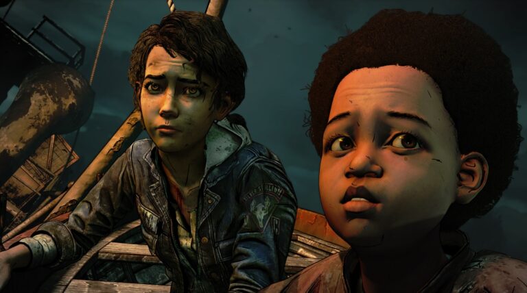 Clementine (left) looks so grown up in the final season.