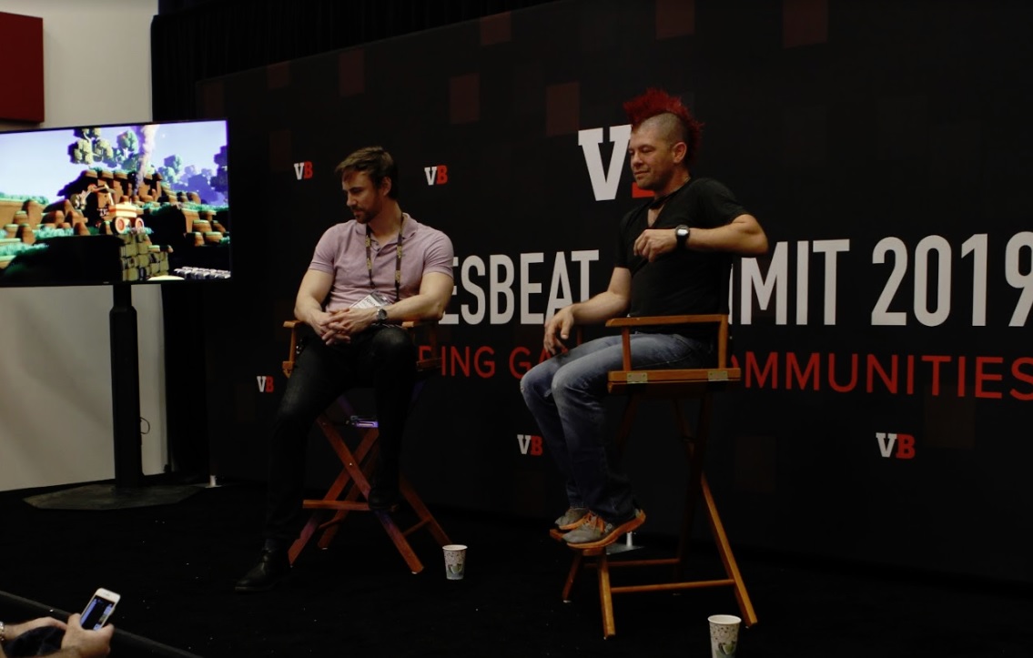 John Krajewski (left), CEO of Strange Loop Games, and Eric Gradman, CTO and mad man at Two Bit Circus.