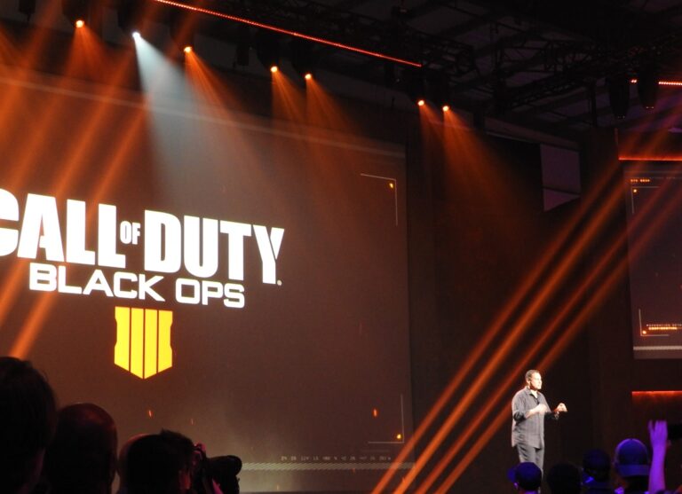 Mark Lamia at Call of Duty: Black Ops 4 reveal.