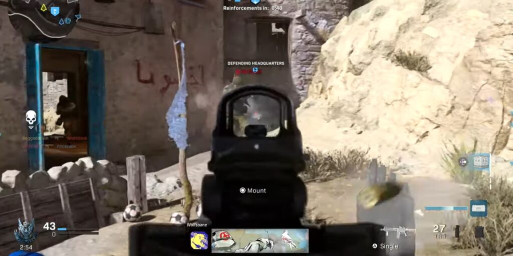 Call of Duty: Modern Warfare has no mini map.