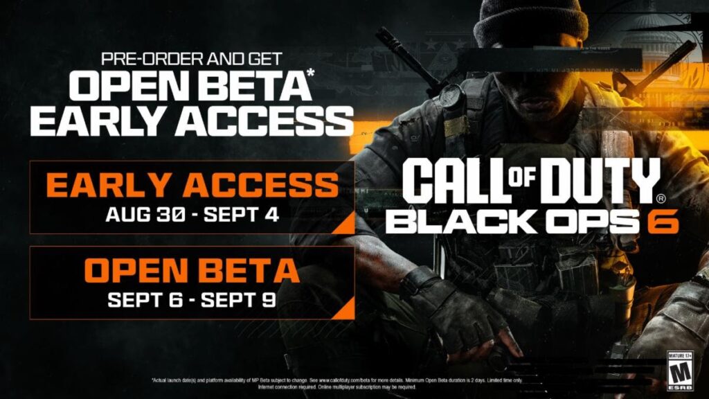 Call of Duty: Black Ops 6 is getting a multiplayer beta soon.