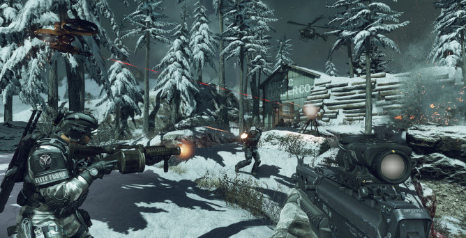 Call of Duty: Ghosts. Drone in the arctic.