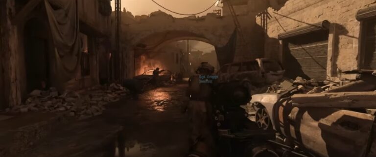 Real-time raytracing in Modern Warfare.