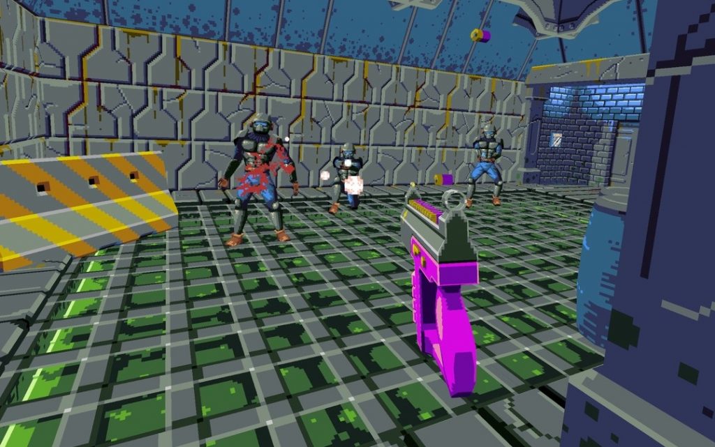 Compound is one of VR's best shooters, and the Wolfenstein 3D vibe helps it here.