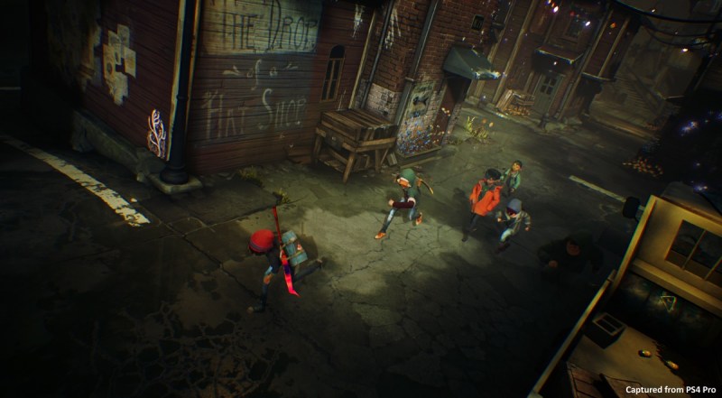 The bullies are after Ash in Concrete Genie.