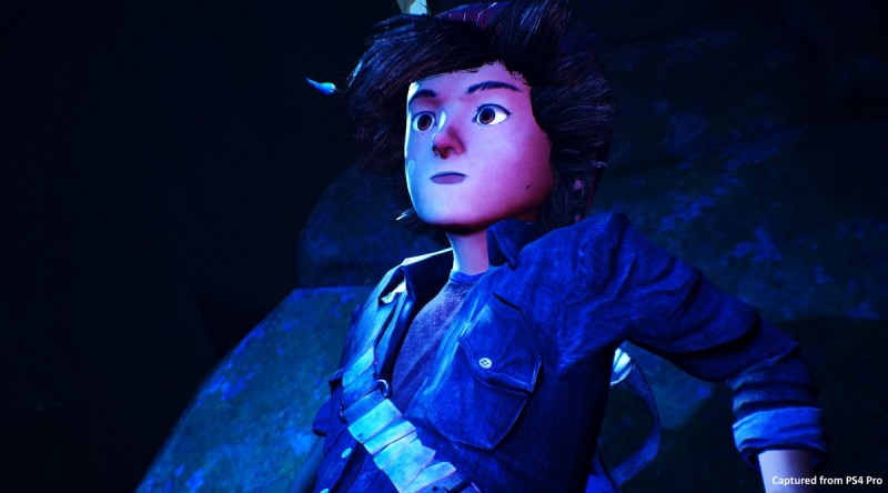 Ash's face is hand-drawn on a flat piece of paper, and then wrapped around a 3D object.