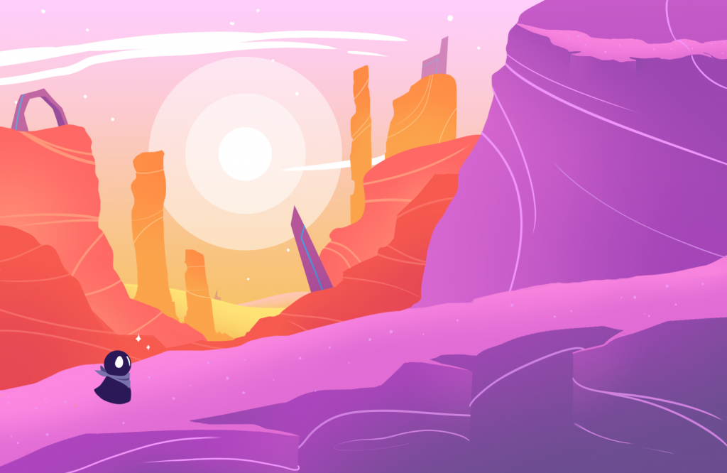 One Hand Clapping's colorful landscape eases folks into learning how to play by singing.