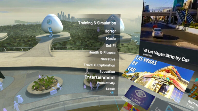 HTC's Viveport store.
