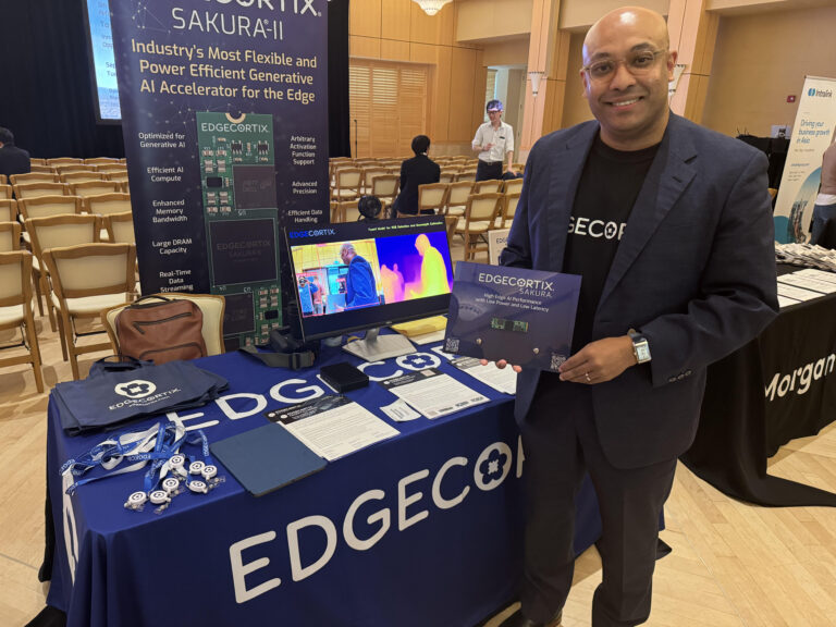 Sakyasingha Dasgupta is CEO of EdgeCortix, a Japanese startup.