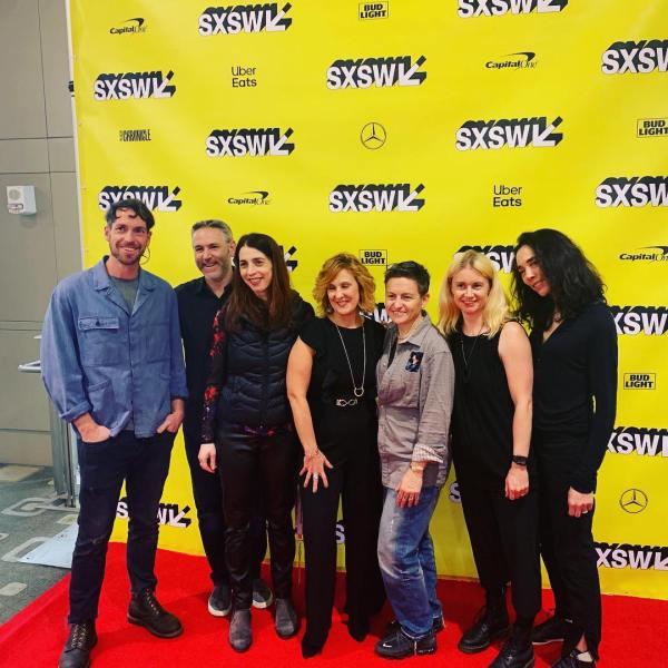 The Friends With Hologram founders with friends at SXSW.