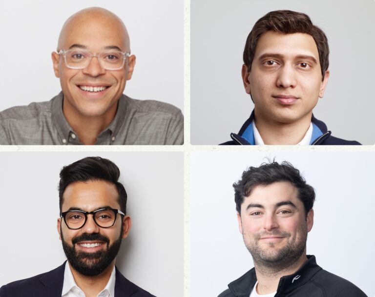 Courtside Ventures' partners. Kai Bond is upper left.