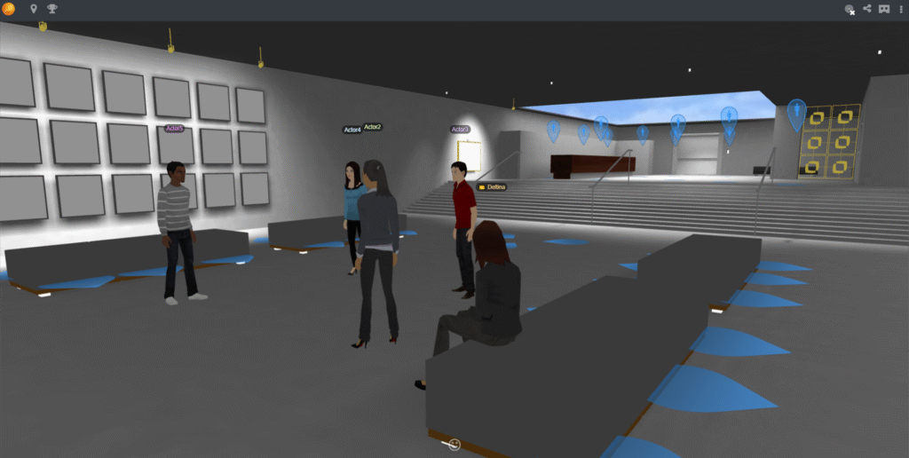 Multi-user virtual seminar powered by Learnbrite
