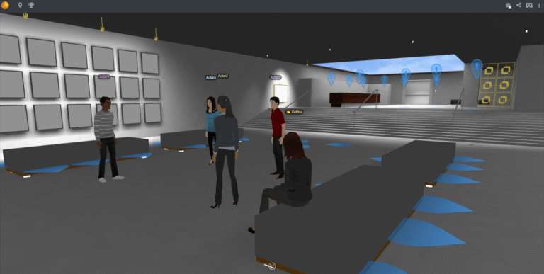 Multi-user virtual seminar powered by Learnbrite
