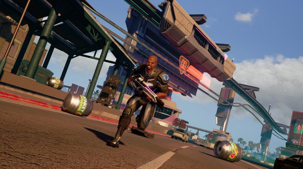 Crackdown 3 lets you roam the city as an agent of destruction.