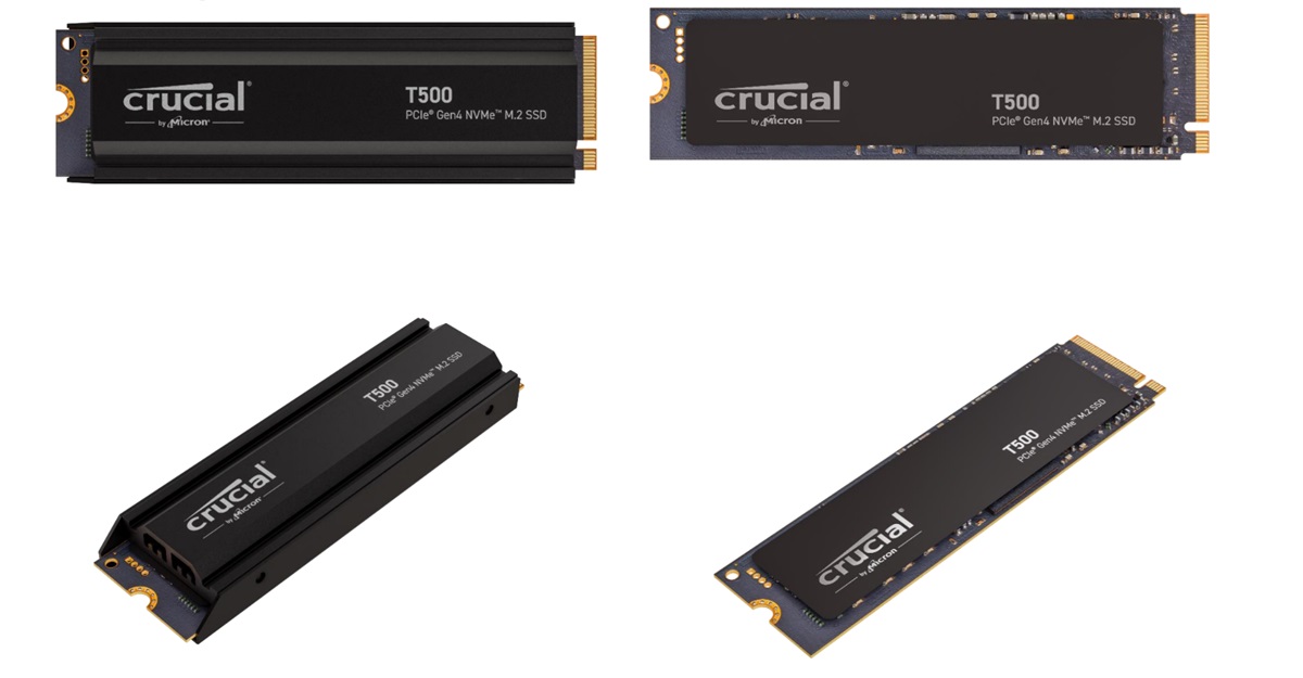 Crucial's latest gaming SSDs.