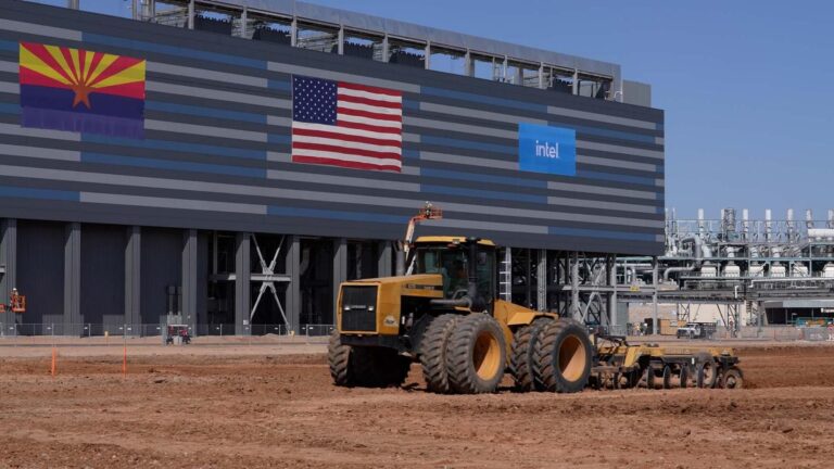 Intel is spending billions on manufacturing.