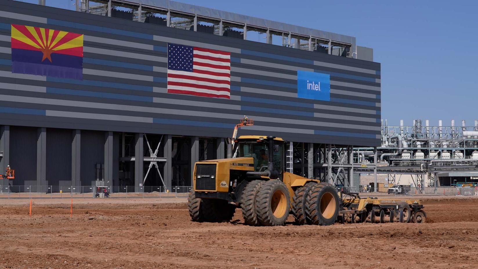 Intel is spending billions on manufacturing.