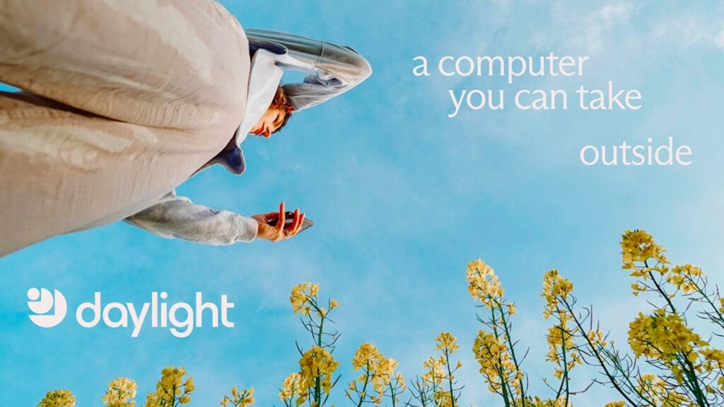 The Daylight DC1 is a blue-light-free computer.