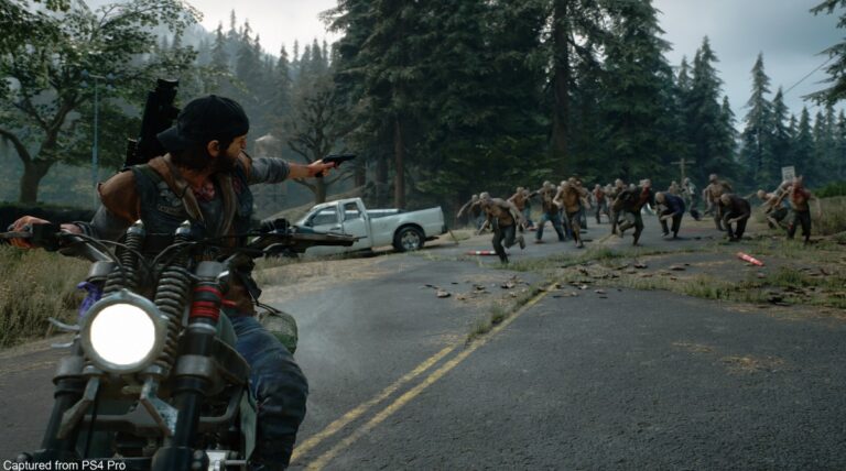 Days Gone is Bend Studio's take on the post apocalyptic zombie genre.