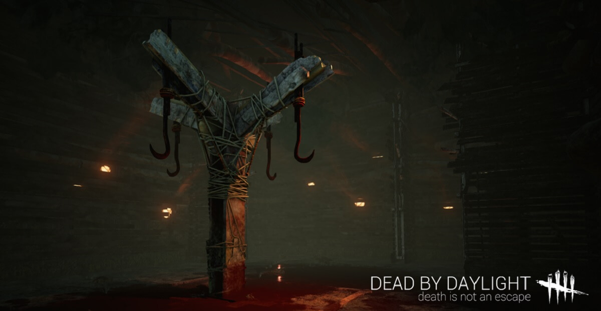 Don't get caught on a meat hook in Dead by Daylight.