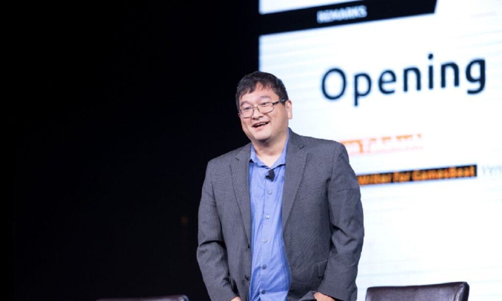 Dean Takahashi opens GamesBeat Summit Next 2022.