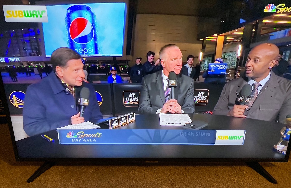 Our new 43-inch Samsung 4K 120Hz TV.
