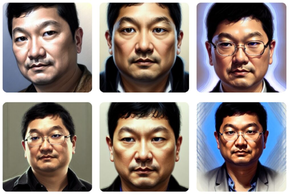 Dean has been generated by Vana, an AI art program.