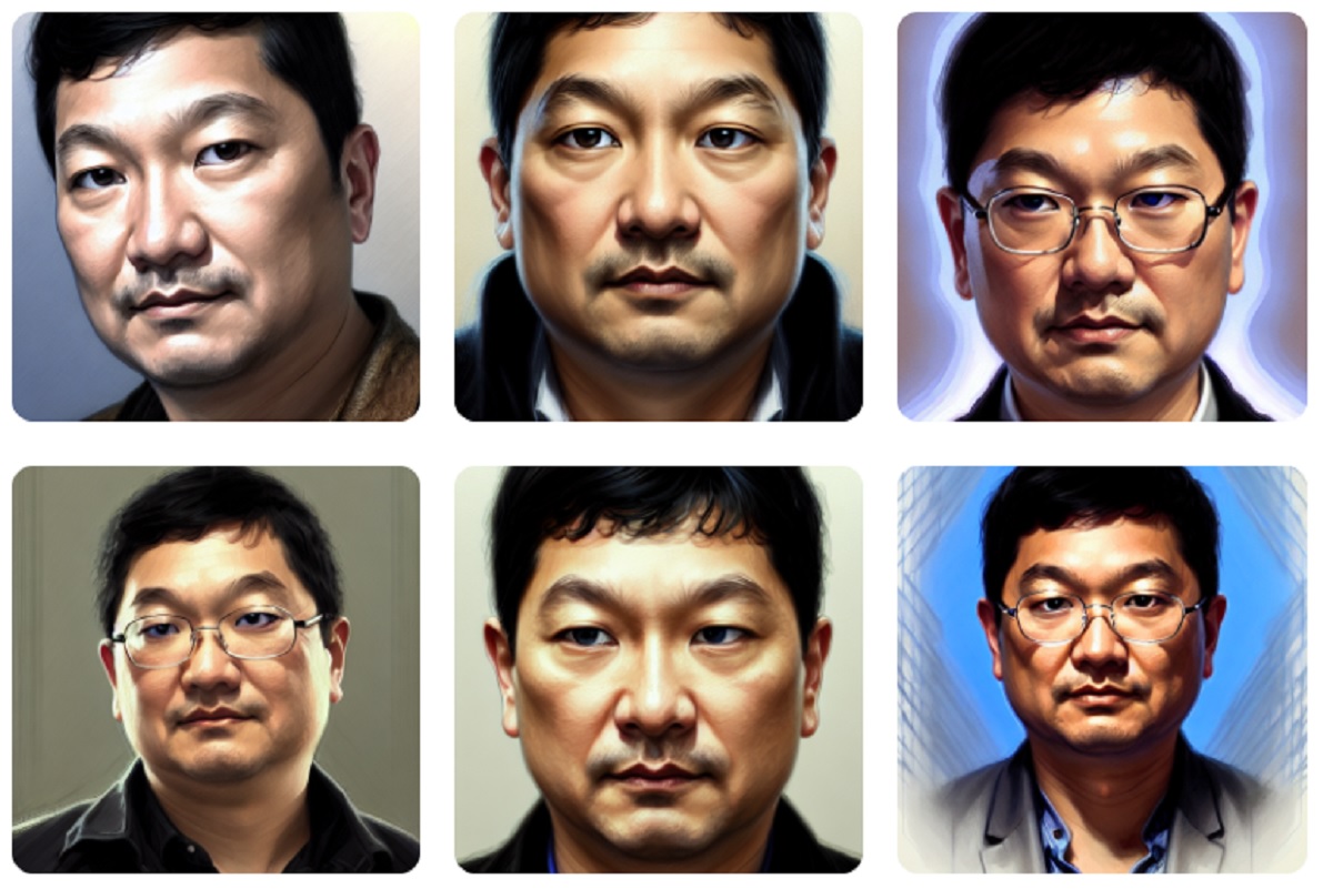 Dean has been generated by Vana, an AI art program.