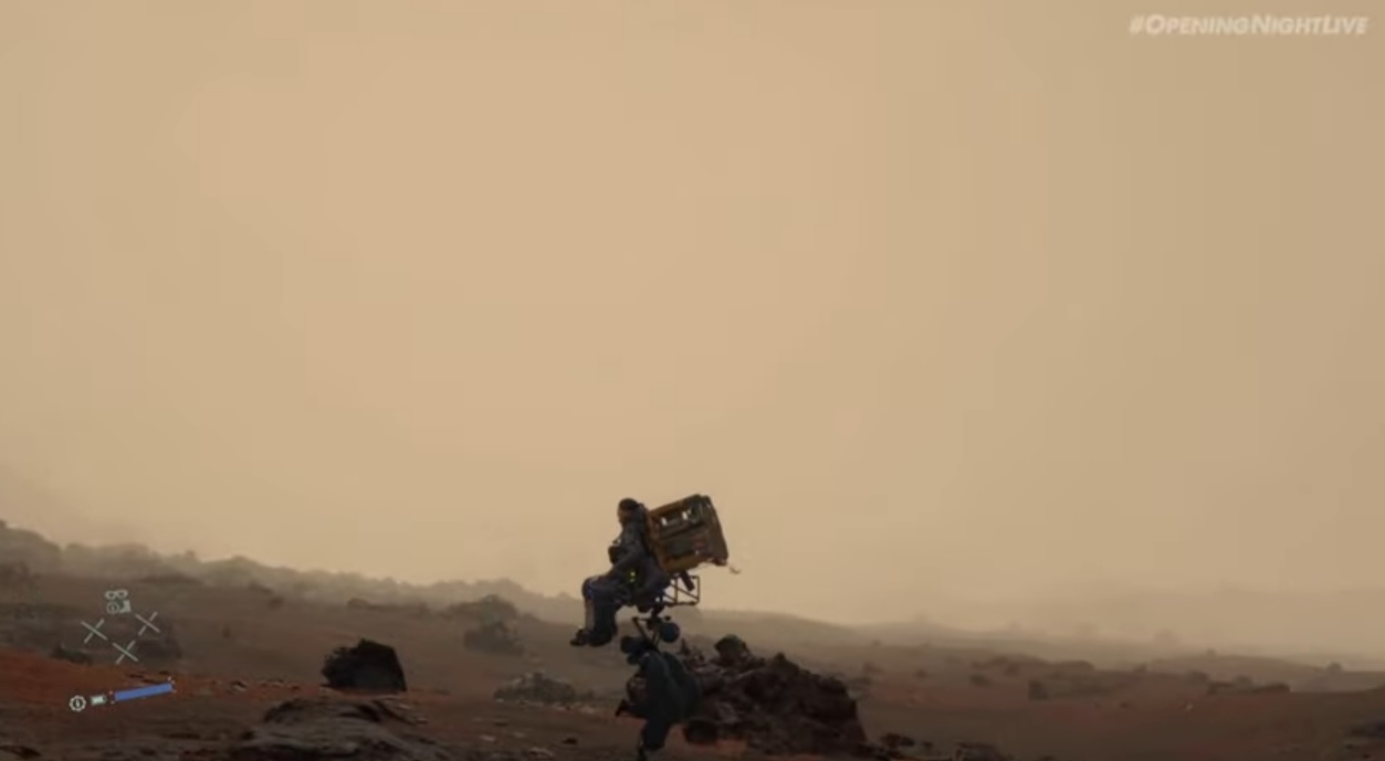 You can ride on a bot in Death Stranding: The Director's Cut.