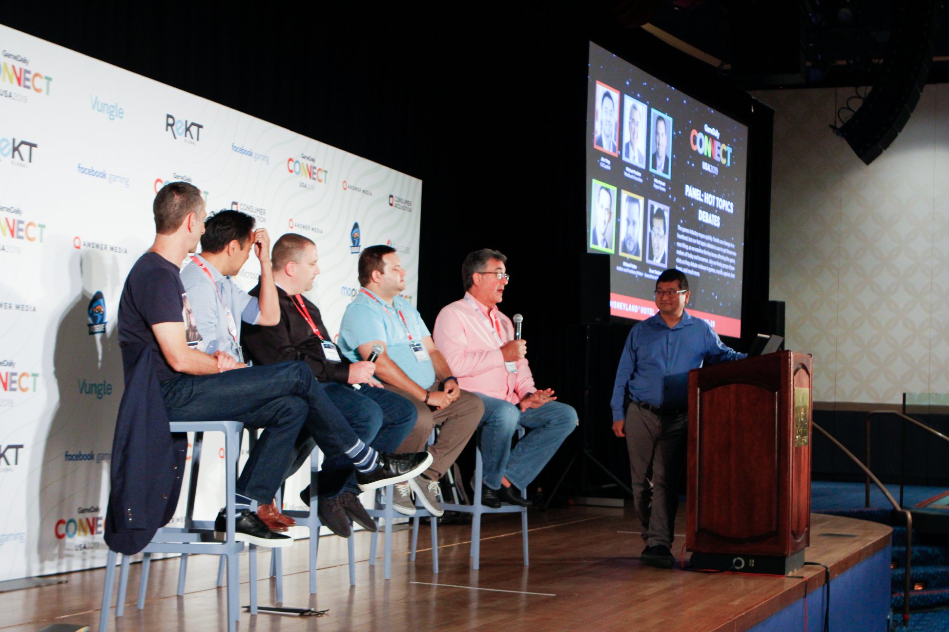 Left to right: Stuart Drexler, Jim Ying, Mike DeLaet, Mike Futter, Michael Pachter, and Dean Takaahshi.