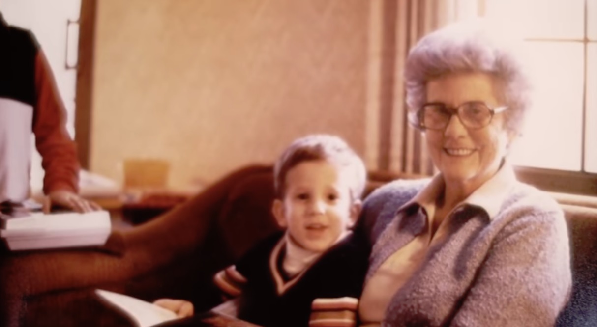 John DenBoer and his grandmother.