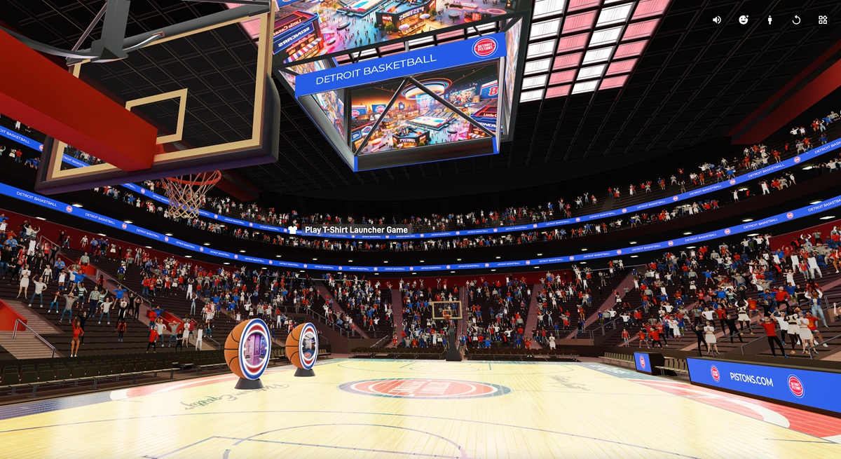 Detroit Pistons World by MeetKai.