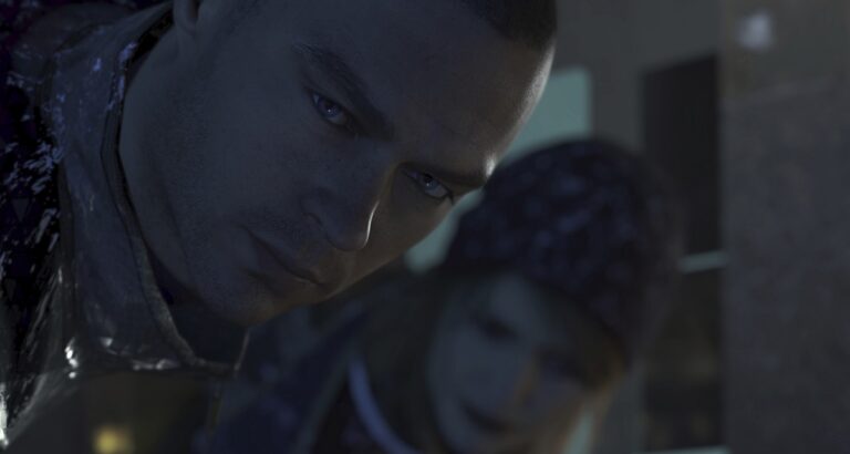 Markus and North contemplate their next moves in Detroit: Become Human.