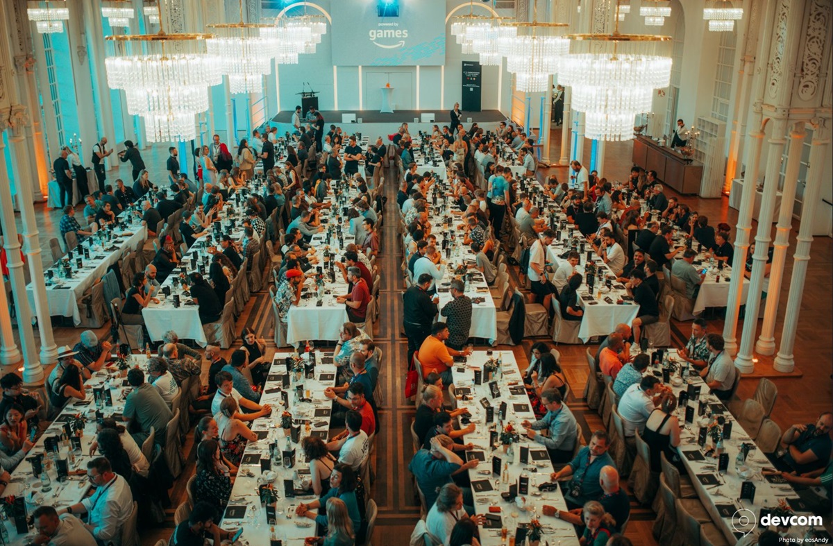 Devcom's opening VIP dinner and Indie Game Awards is pretty elegant.