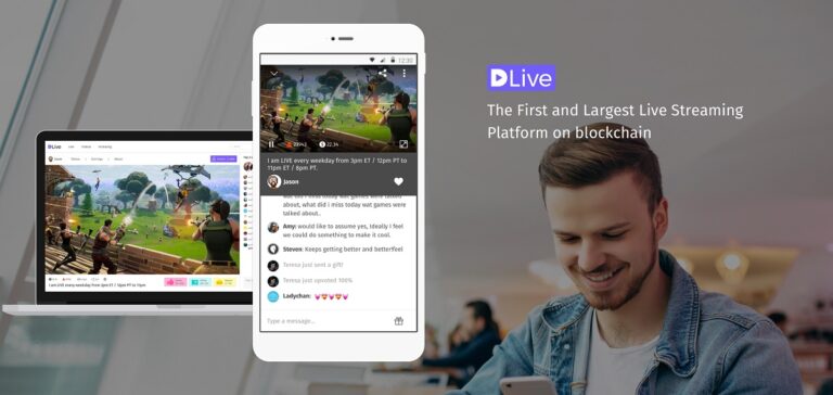 DLive is a blockchain-based livestreaming platform.