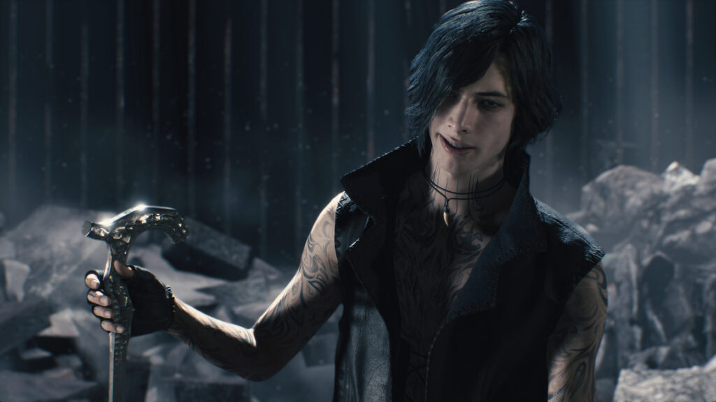 Playing as V is visually impressive but too easy.