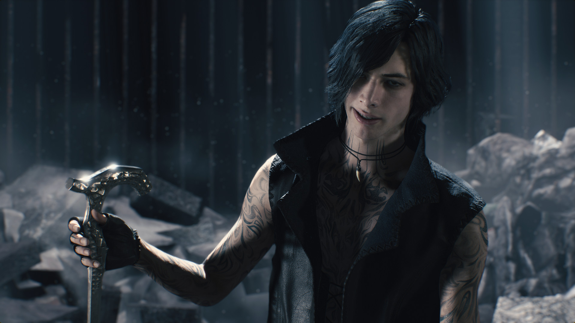 Playing as V is visually impressive but too easy.